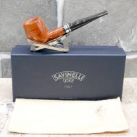 Savinelli Minerva 106 Smooth Natural 6mm Fishtail Pipe (SAV1638) (End of Line)