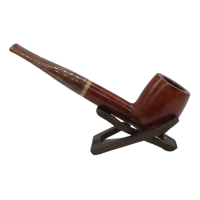 Savinelli Dolomiti 128 Smooth Light Brown Fishtail 6mm Pipe (SAV1818)