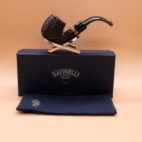 Savinelli Porto Cervo 614 Rustic 6mm Fishtail Pipe (SAV1887)