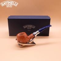 Savinelli Eleganza Smooth 315 Natural Prince 6mm Filter Fishtail Pipe (SAV1900) (End of Line)