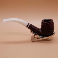 Savinelli Avorio 606 Rustic Brown 9mm Filter Fishtail Pipe (SAV1903) (End of Line)
