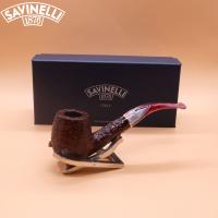 Savinelli Vigna 670 Rustic Bent 6mm Fishtail Pipe (SAV1913) (End of Line)