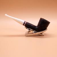 Savinelli Avorio 409 Rustic Brown 9mm Filter Fishtail Pipe (SAV1916) (End of Line)