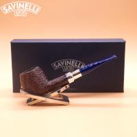 Savinelli Eleganza Rustic 207 Straight Apple 6mm Filter Fishtail Pipe (SAV1940)