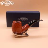 Savinelli Siena 616 KS Smooth Bent 9mm Filter Fishtail Pipe (SAV1944)