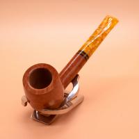 Savinelli Miele 111 Smooth KS Straight Honey 6mm Filter Fishtail Pipe (SAV1973)