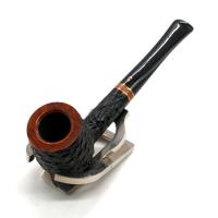 Savinelli Porto Cervo 104 Rustic 6mm Fishtail Pipe (SAV2030) (End of Line)