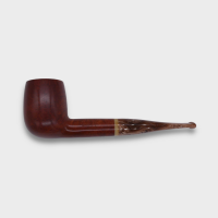 Savinelli Dolomiti 128 Smooth Light Brown Fishtail 9mm Pipe (SAV2078) (End of Line)