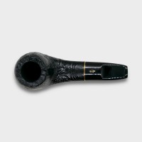 Savinelli Lollo Sandblasted Black 01 6mm Filter Fishtail Pipe (SAV2097)