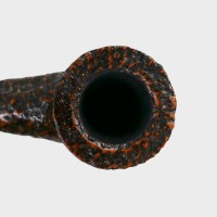 Savinelli Churchwarden 404 Brownblast Bent Fishtail Pipe (SAV2113)