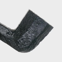 Savinelli Ottagono Sandblast Black Straight 6mm Filter Fishtail Pipe (SAV2136)