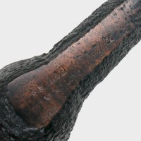Savinelli Ottagono Sandblast Black Straight 6mm Filter Fishtail Pipe (SAV2137)