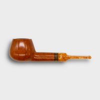 Savinelli Miele 344 Smooth Straight Honey 6mm Filter Fishtail Pipe (SAV2140)