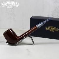 Savinelli Oceano Burgundy 804 Smooth Straight Billiard 6mm Pipe (SAV925) (End of Line)