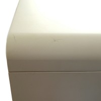 SLIGHT SECONDS Adorini Carrara Deluxe White Cigar Humidor - Medium - 75 Capacity (AD050)