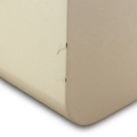 SLIGHT SECONDS Adorini Carrara Deluxe White Cigar Humidor - Medium - 75 Capacity (AD050)