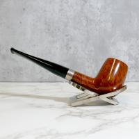 Stanwell Sterling Brown Polished 03 Silver Mounted Fishtail Pipe (ST142) - END OF LINE