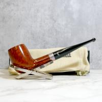 Stanwell Sterling Brown Polished 03 Silver Mounted Fishtail Pipe (ST142) - END OF LINE