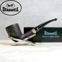 Stanwell Sterling Black Sandblast 140 Pipe (ST204) - END OF LINE