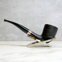 Stanwell Sterling Black Sandblast 140 Pipe (ST204) - END OF LINE