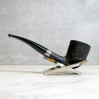 Stanwell Sterling Black Sandblast 140 Pipe (ST205) - END OF LINE