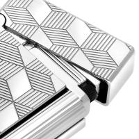 ST Dupont Lighter - Initial - Silver Palladium Cube