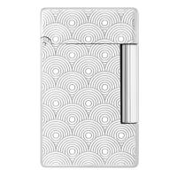 ST Dupont Lighter - Initial - Silver Palladium Cinatic