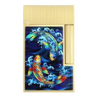 ST Dupont Lighter - Ligne 2 - Golden Koi Fish
