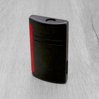 ST Dupont Lighter - Maxijet - Matt Black and Red