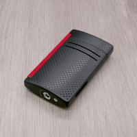 ST Dupont Lighter - Maxijet - Matt Black and Red