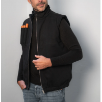 Sautter Atelier Jacket - The Pete - Black With Blue Denim