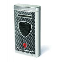 Lamborghini Pergusa Combi Flame Lighter - Black Carbon