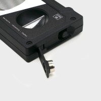 Cigarism Single Torch Jet Flame Lighter, Guillotine Cigar Cutter & Ashtray Gift Set - Black