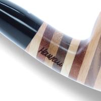 Vauen Hawaii 337 Smooth Striped 9mm Filter Fishtail Pipe (VA1586)