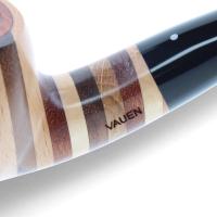 Vauen Hawaii 337 Smooth Striped 9mm Filter Fishtail Pipe (VA1586)