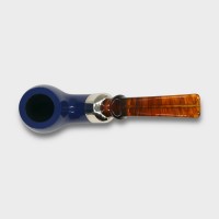 Vauen Azzurro 1515 Smooth Bent 9mm Filter Fishtail Pipe (VA1628)