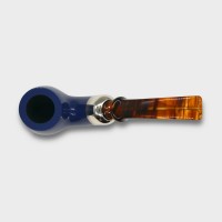 Vauen Azzurro 1515 Smooth Bent 9mm Filter Fishtail Pipe (VA1629)
