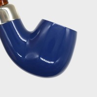 Vauen Azzurro 1515 Smooth Bent 9mm Filter Fishtail Pipe (VA1629)