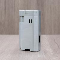 Vector VMotion Lighter With Punch Cutter - Chrome Satin