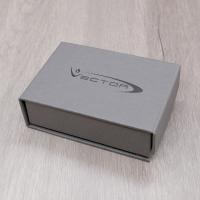 Vector VMotion Lighter With Punch Cutter - Chrome Satin