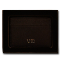 VSB London Black Leather Card Holder