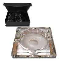 Vector Crystal Ashtray - 4 cigar rest