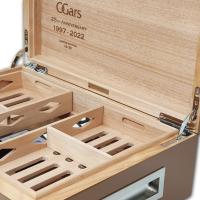 Villa Spa  - C.Gars Ltd 25th Anniversary Seleccion Orchant Humidor - 200 cigars capacity  &Acirc;� Tobacco Brown