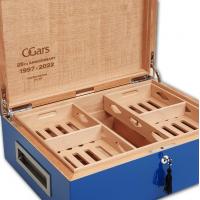 Villa Spa  - C.Gars Ltd 25th Anniversary Seleccion Orchant Humidor - 200 cigars capacity &Acirc;� Blue