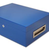 Villa Spa  - C.Gars Ltd 25th Anniversary Seleccion Orchant Humidor - 200 cigars capacity &Acirc;� Blue