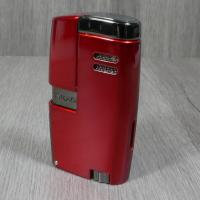 Xikar Vitara Double Jet Lighter - Red and Gunmetal (End of Line)