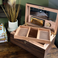 Adorini Vittoria Grande Deluxe Cigar Humidor - 100 Cigar Capacity (AD102)