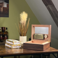 Adorini Vittoria Medium Deluxe Cigar Humidor - 75 Cigar Capacity (AD101)
