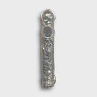 Pewter Cigar Lapel Pin with Engraveable Shield - Light