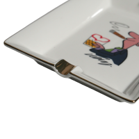 CGars Ltd Cigar Ashtray Cuban Smoker - 2 Cigar Rests